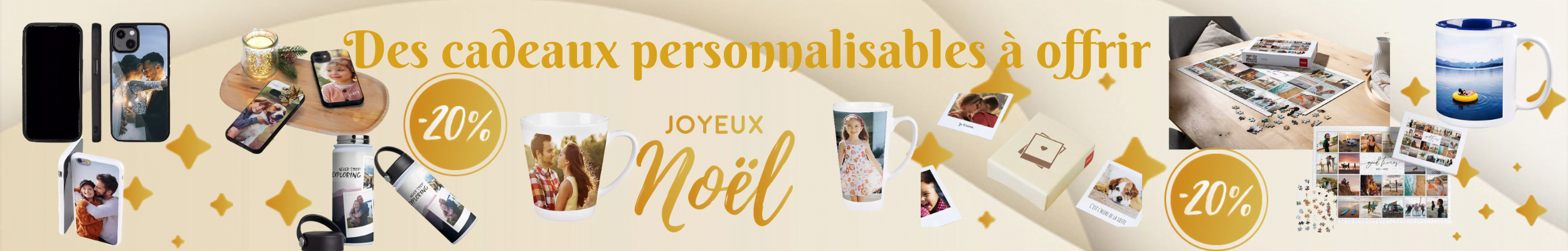 Objets personnalisables avec photo en ligne